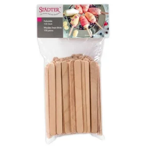 Städter Holzserie Holzstiele 11,5 Cm 100 Stück 12